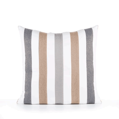 
                  20" Square Elaine Smith Pillow  Dune Stripe - Image 4
                