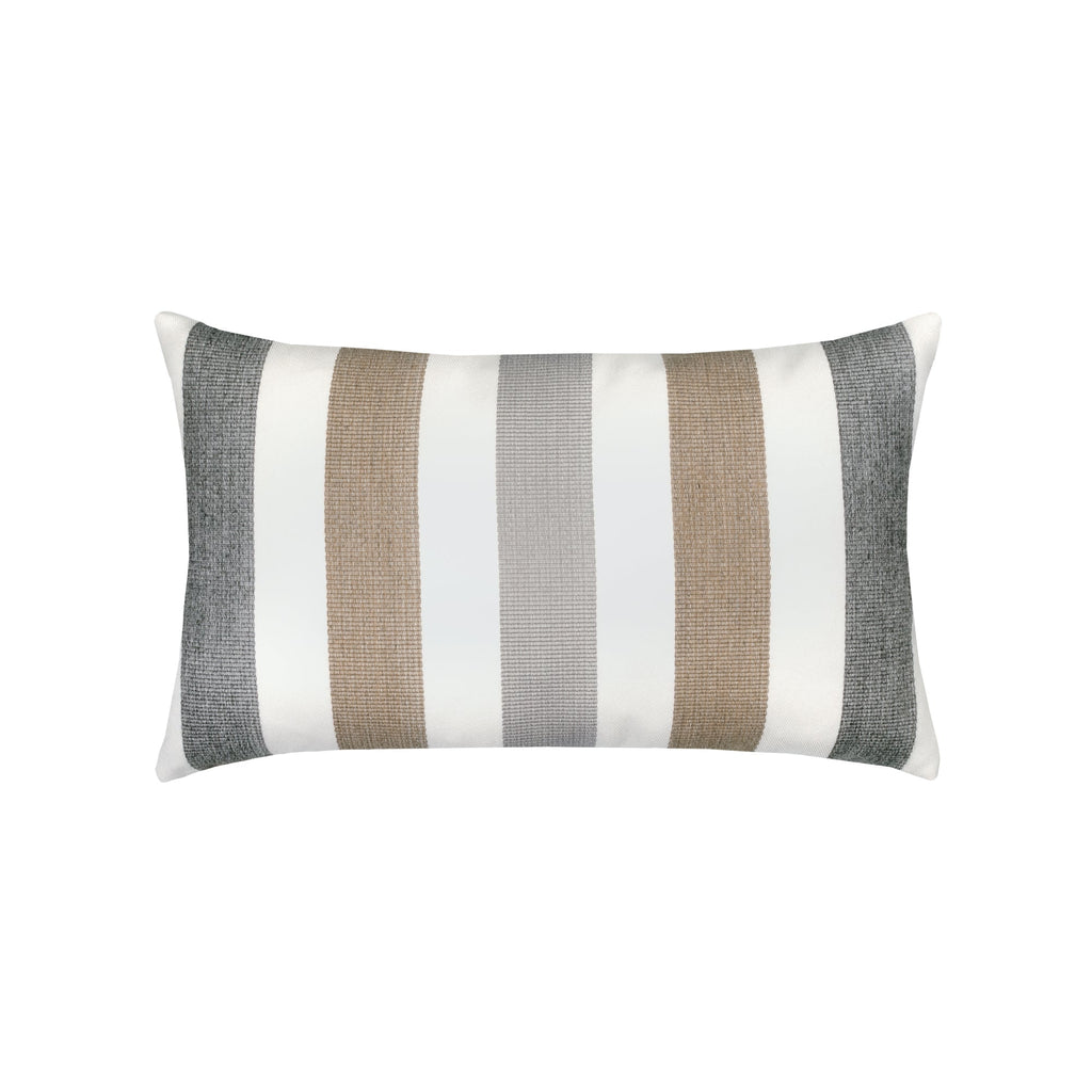 Elaine Smith Designer Lumbar Pillow Dune Stripe