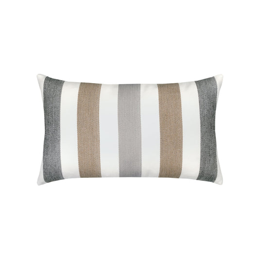 Elaine Smith Designer Lumbar Pillow Dune Stripe