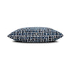 22" Square Elaine Smith Pillow  Thumbprint Indigo