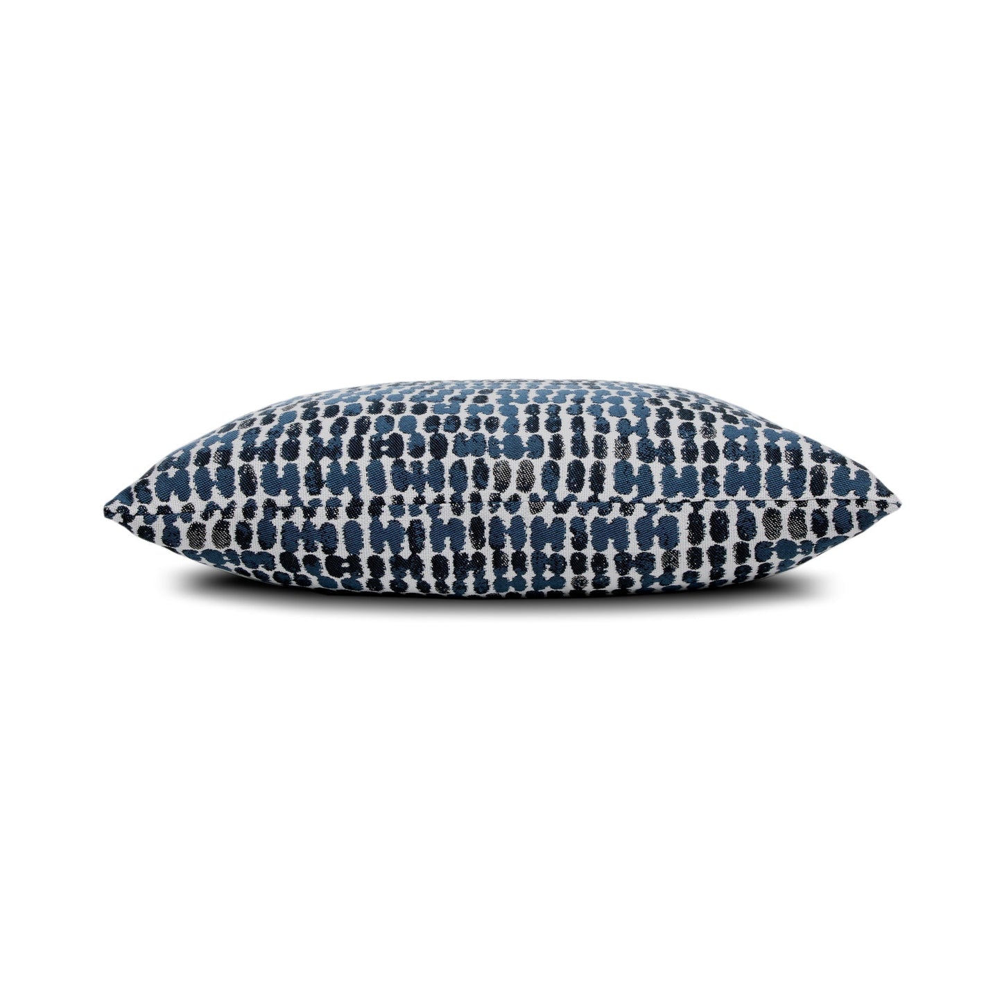 22" Square Elaine Smith Pillow  Thumbprint Indigo, image 5