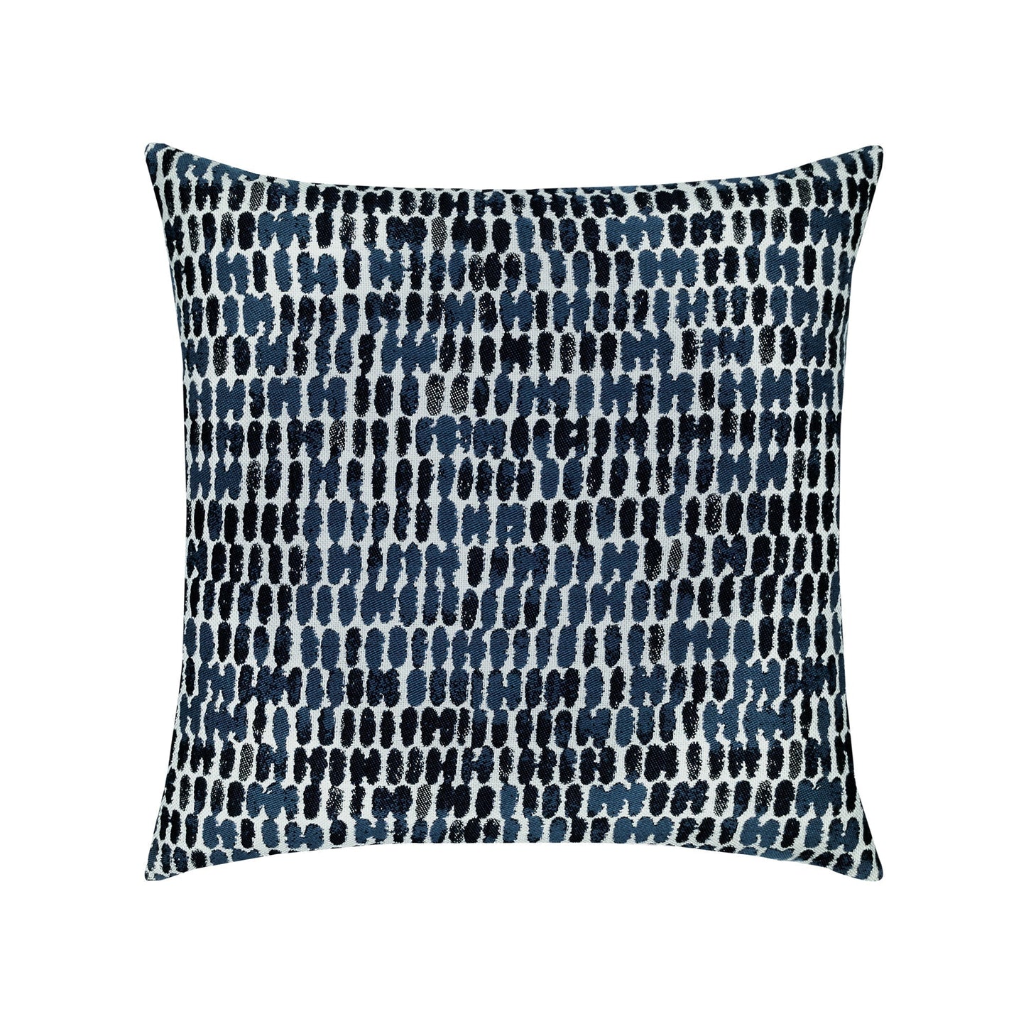20 Square Designer Throw Pillow Thumbprint Indigo, image 1