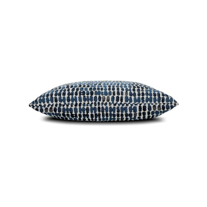 
                  20" Square Elaine Smith Pillow  Thumbprint Indigo - Image 9
                