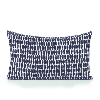
                  12" x 20" Elaine Smith Pillow  Thumbprint Indigo - Image 3
                