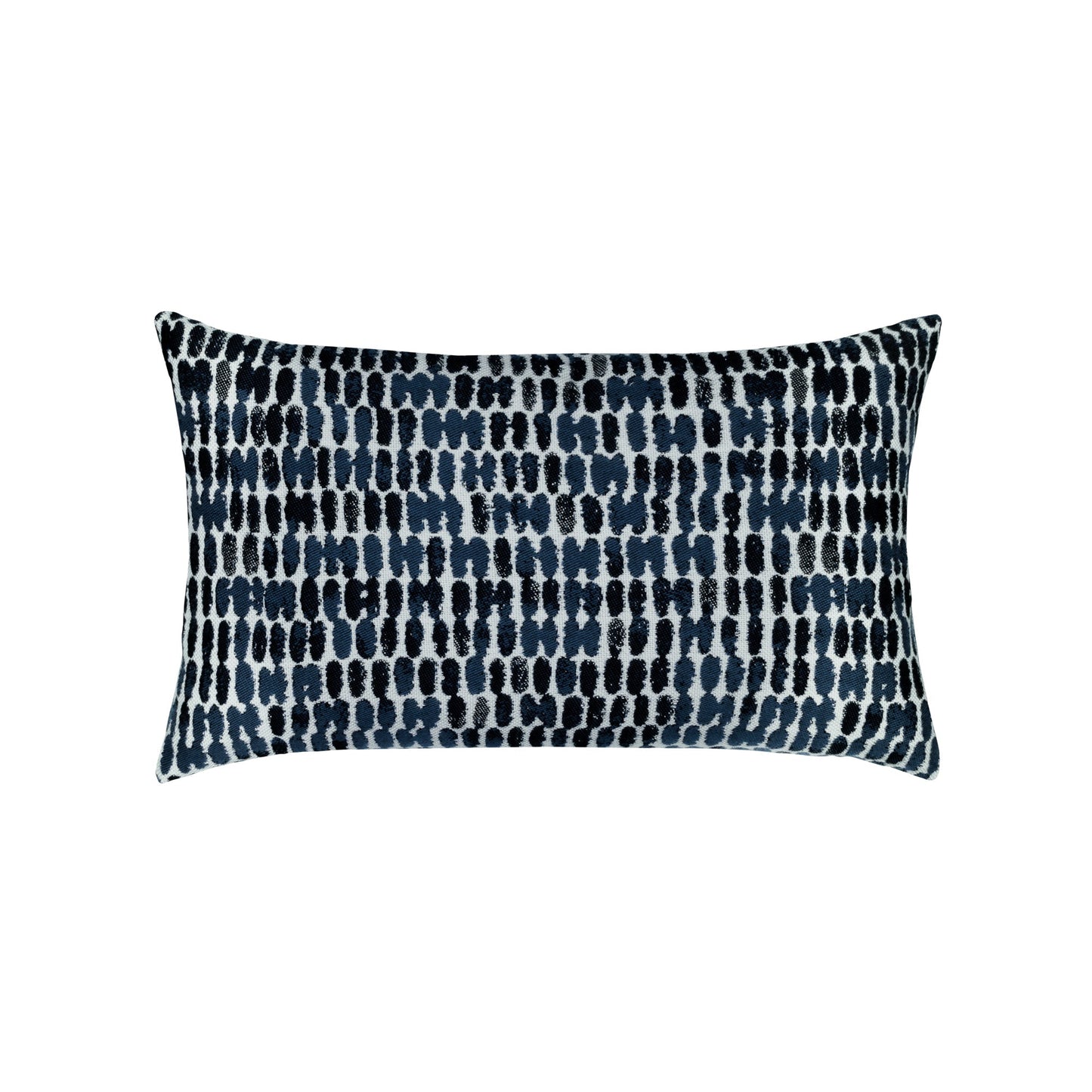Elaine Smith Designer Lumbar Pillow Thumbprint Indigo, image 1