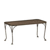 18X36 Mesh Top Coffee Table Aztec Bronze