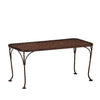 18X36 Mesh Top Coffee Table Espresso