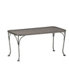 18X36 Mesh Top Coffee Table Gray Shimmer