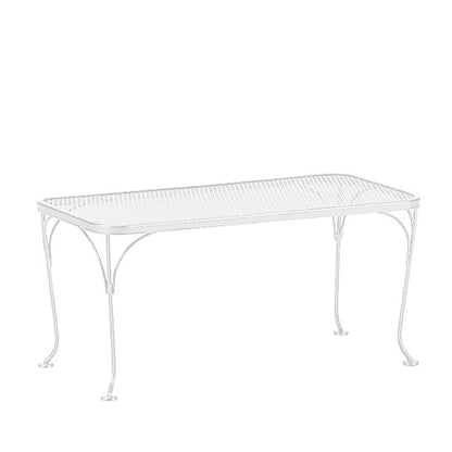 
                  18X36 Mesh Top Coffee Table Hammered White - Image 6
                