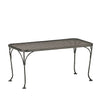 18X36 Mesh Top Coffee Table Pewter