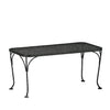 18X36 Mesh Top Coffee Table Textured Black