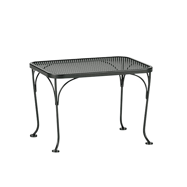 18x24 rectangular mesh top side table