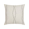 20 Square Designer Throw Pillow Oblique Ebony