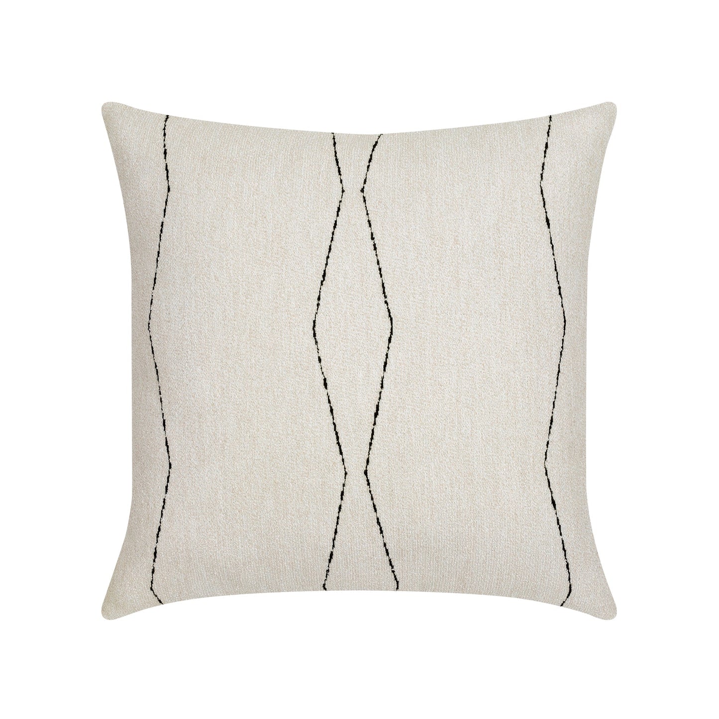 20 Square Designer Throw Pillow Oblique Ebony, image 1