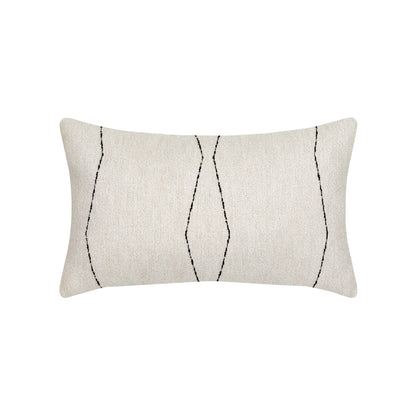 
                  Designer Lumbar Pillow Oblique Ebony - Image 1
                