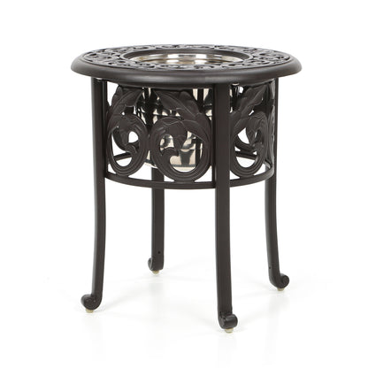 
                  20" Round Chateau Ice Bucket Table - Image 1
                