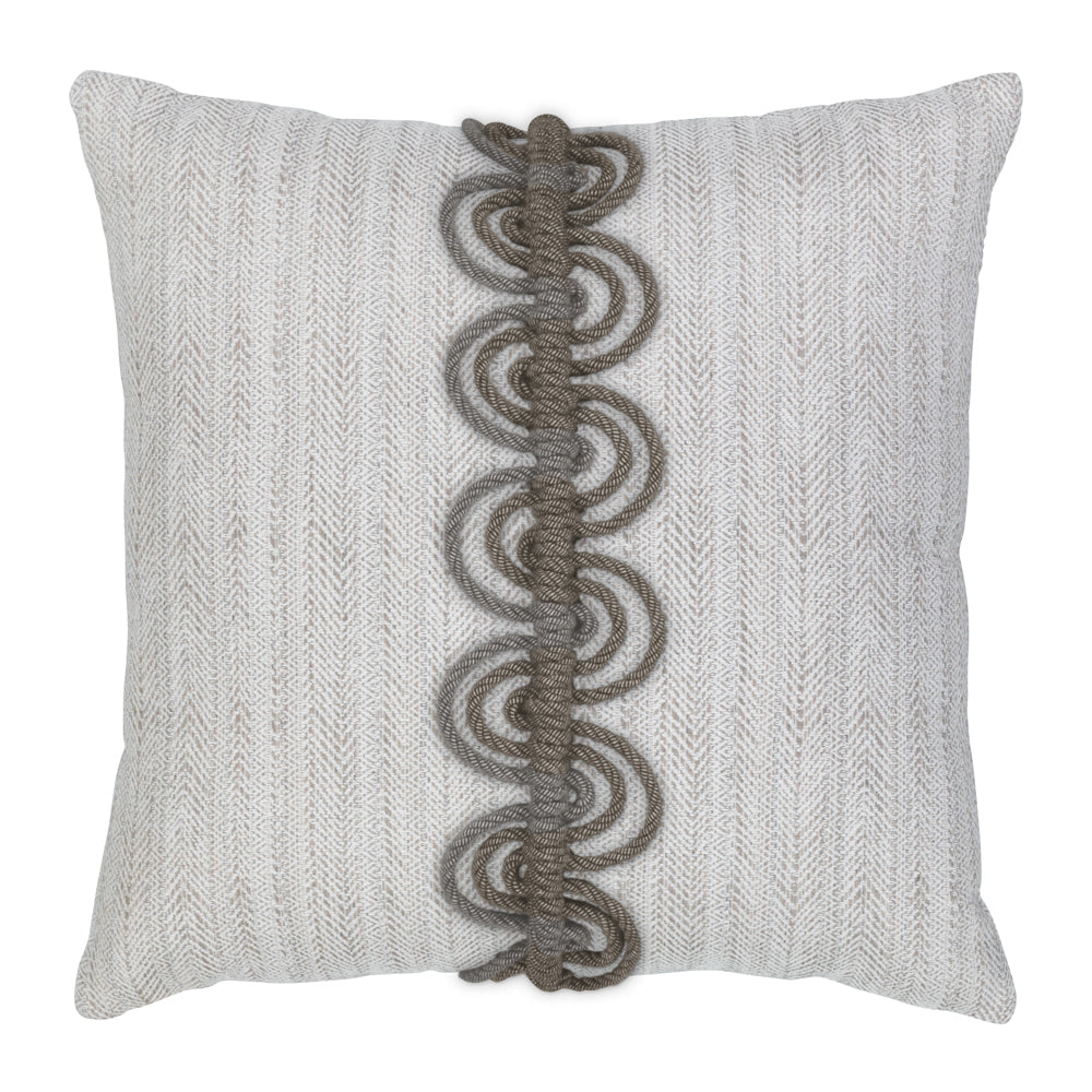 20 Square Designer Throw Pillow Dressage Pebble, image 1