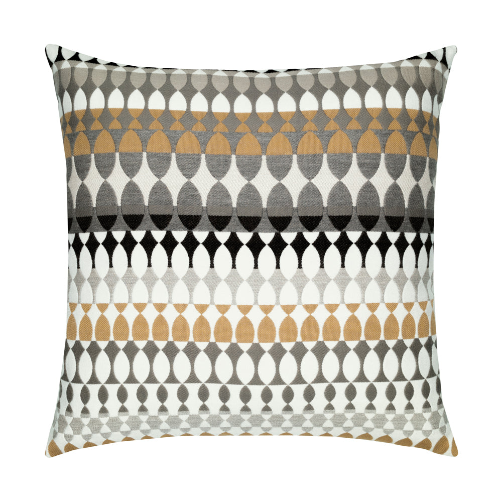 20 Square Designer Throw Pillow Modern Oval Dune