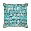 20 Square Designer Throw Pillow Thumbprint Aruba