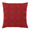 20 square designer throw pillow basketweave rouge 1