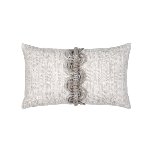 Designer Lumbar Pillow Dressage Pebble