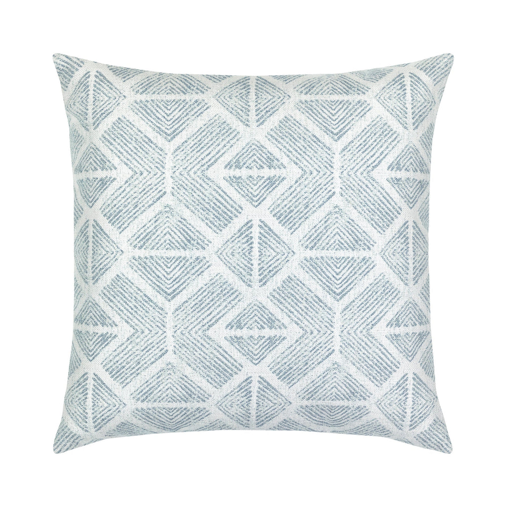 Elaine Smith 22 Square Pillow Bakuba Stream
