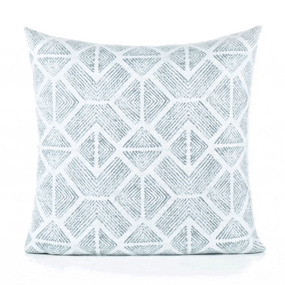 
                  20" Square Elaine Smith Pillow  Bakuba Stream - Image 4
                