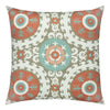 22 Square Designer Throw Pillow Suzani Oasis