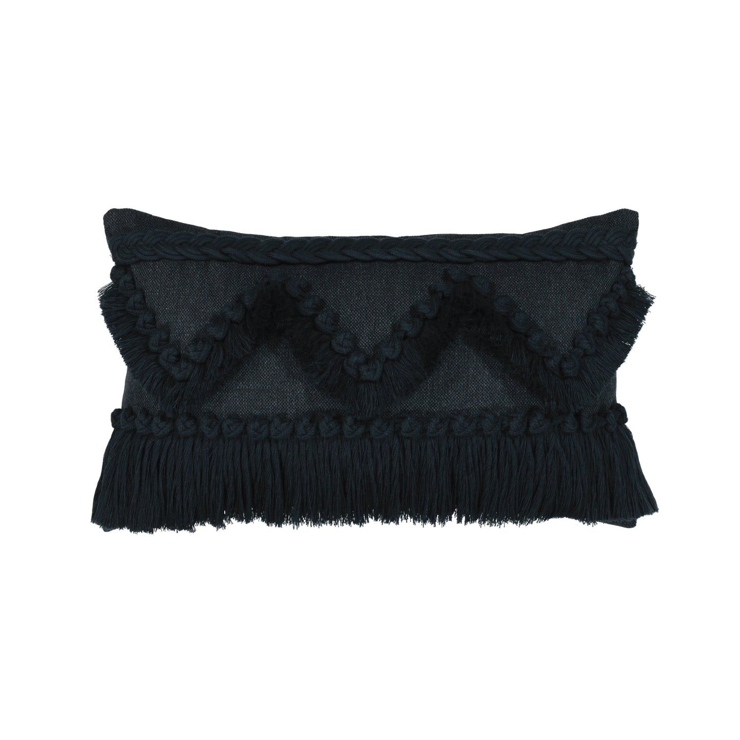 Designer Lumbar Pillow Tavarua Indigo, image 1
