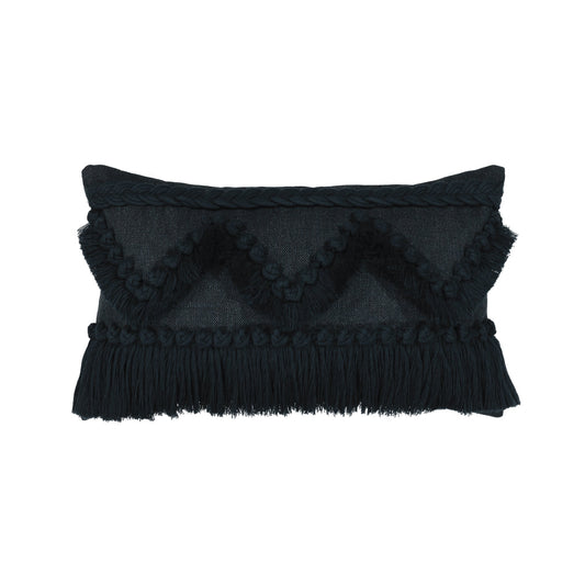 Designer Lumbar Pillow Tavarua Indigo