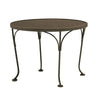 24 Round Mesh Top End Table Aztec Bronze