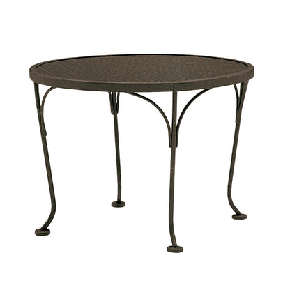 24" Round Mesh Top End Table