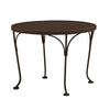 24 Round Mesh Top End Table Espresso