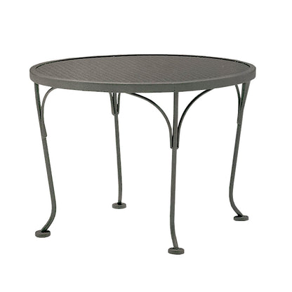 
                  24 Round Mesh Top End Table Gray Shimmer - Image 5
                