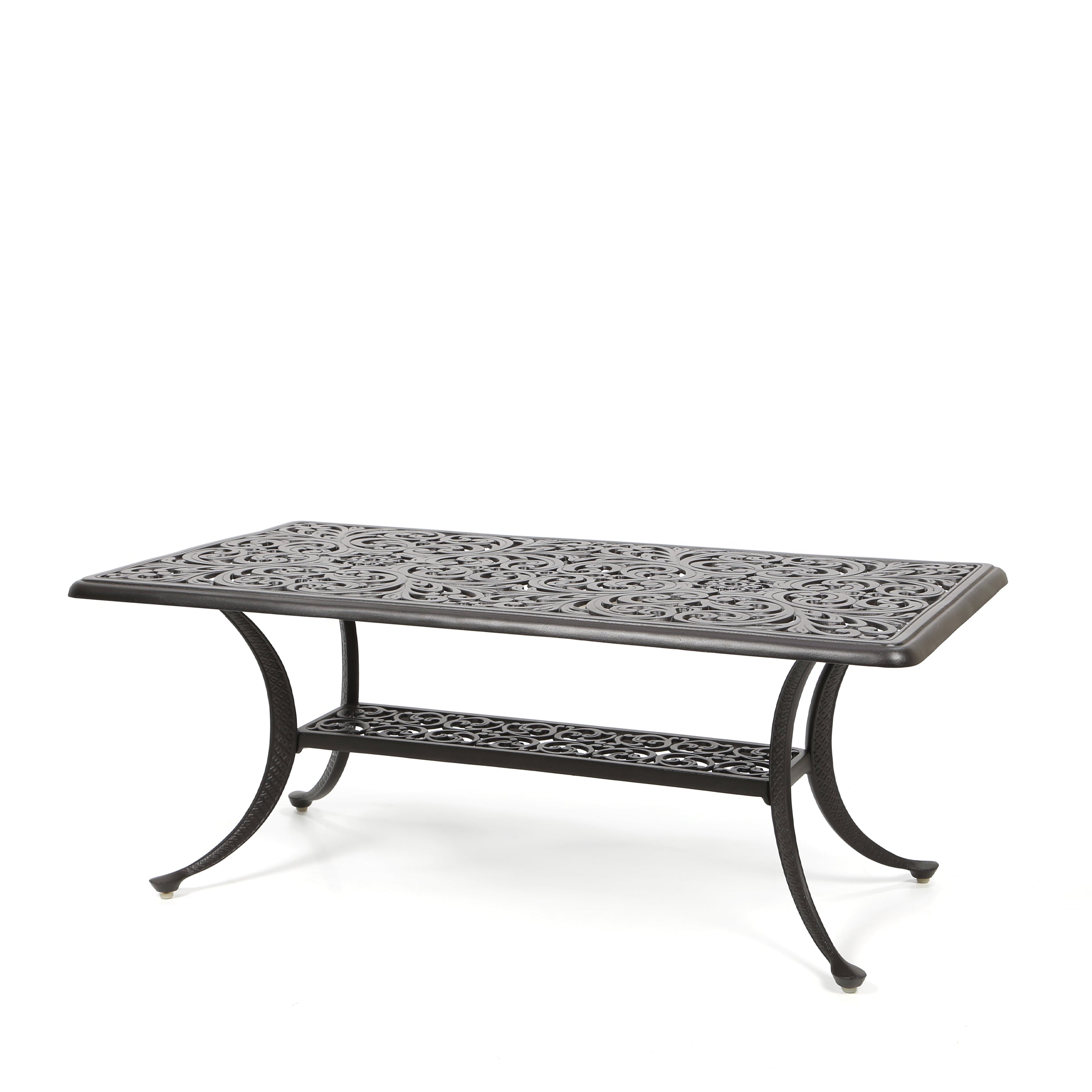 24 X 45 Rectangular Chateau Coffee Table By Hanamint Cast Aluminum 24 x 45 rectangular chateau coffee table by hanamint cast aluminum
