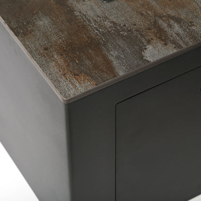 
                  25 x 65 Moda Fire Pit Graphite Finish Detail - Image 2
                