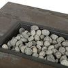 25 x 65 Moda Fire Pit Trillium Top Detail - Fire Media not included