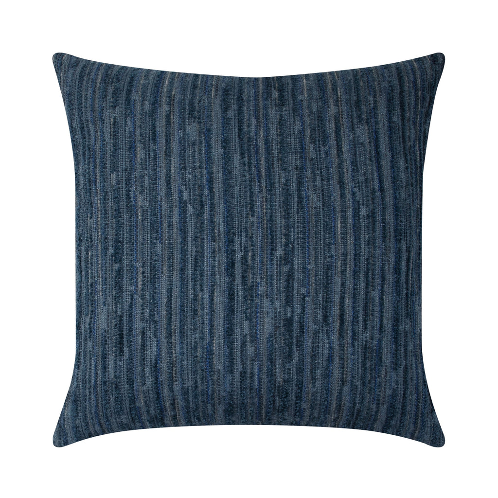 Elaine Smith 22 Square Pillow Luxe Stripe Indigo