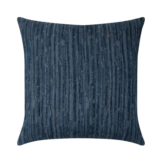Elaine Smith 22 Square Pillow Luxe Stripe Indigo