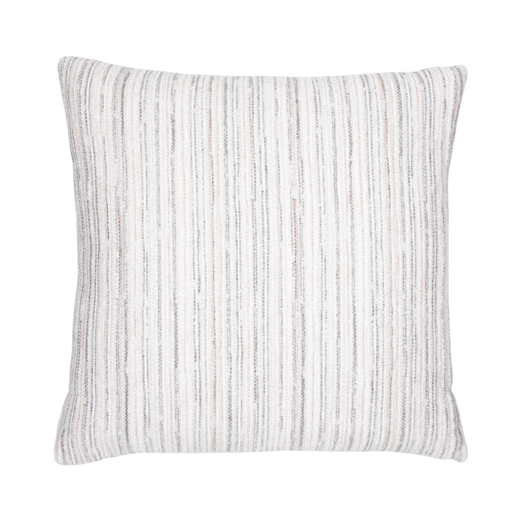 Elaine Smith 22 Square Pillow Luxe Stripe Pebble