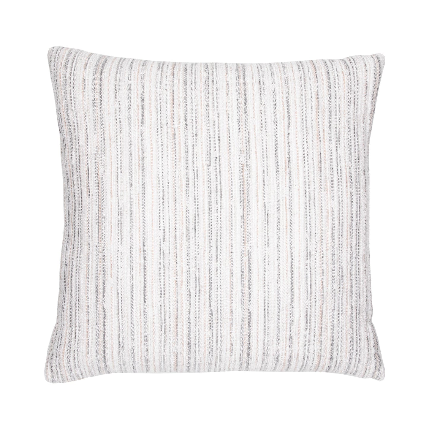 Elaine Smith 22 Square Pillow Luxe Stripe Pebble, image 1