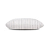 22" Square Elaine Smith Pillow  Luxe Stripe Pebble