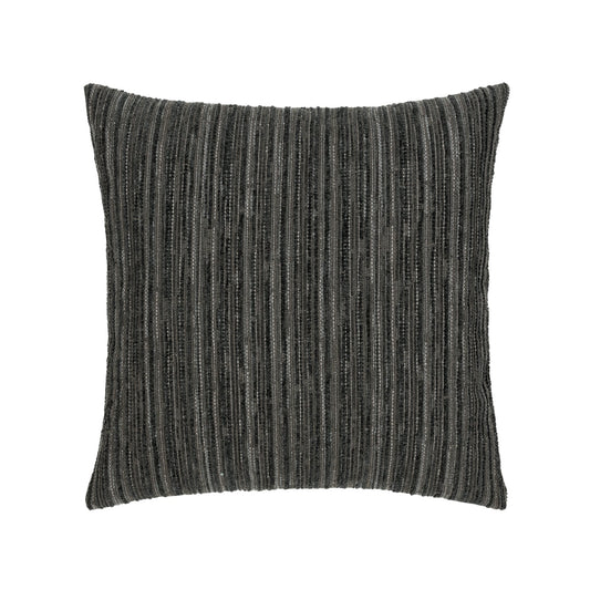 Elaine Smith Luxe Stripe Charcoal 20 Pillow