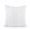 20 Square Designer Throw Pillow Luxe Stripe Pebble