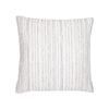 20" Square Elaine Smith Pillow  Luxe Stripe Pebble