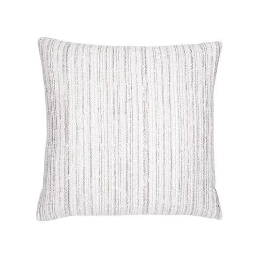 20" Square Elaine Smith Pillow  Luxe Stripe Pebble