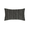 Elaine Smith Luxe Stripe Charcoal 12 x 20 Pillow
