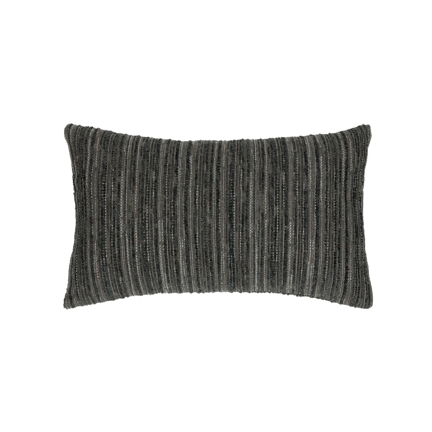 Elaine Smith Luxe Stripe Charcoal 12 x 20 Pillow, image 1