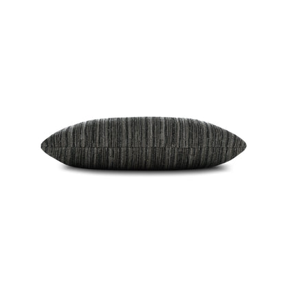 
                  12" x 20" Elaine Smith Pillow  Luxe Stripe Charcoal - Image 7
                