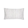 Designer Lumbar Pillow Luxe Stripe Pebble